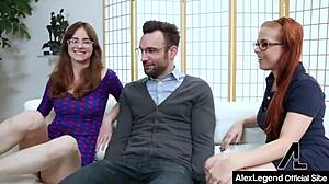 Brunette Jay Taylor In Suggestive Lesbian Threesome