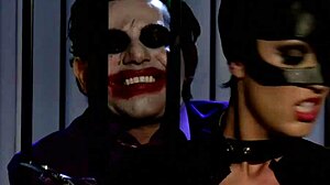 i joined catwoman threesome in the cage wet and wild