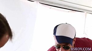 casey calvert gets facial