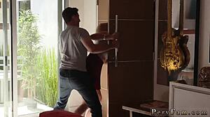 milf fucks associate friend's step teen and plays with toys