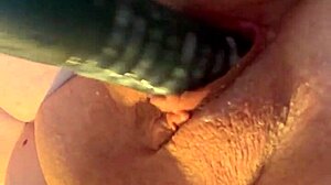 look at my cum dripping from pussy and toys