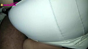 trio with two guys and a busty mexican woman