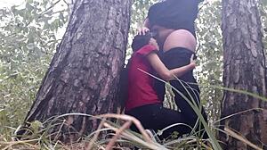 we hid under a tree from the rain and we had a picnic to keep warm - lesbian illusion girls