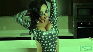 Busty Nikki Benz in Sunglasses Parties with Anal