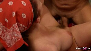 Bold Cougar Gianna Michaels Tricks Neighbor Boy into Rough Saggy Tits Fuck