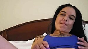 Can Petite Emyangel Resist Masturbating Alone?