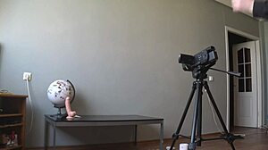 Mature teacher records anal penetration