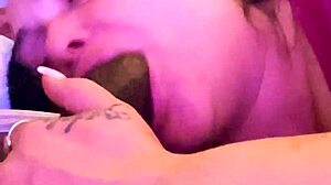 Curvy Milf Slut Deepthroats Big Black Cock For Mouthful