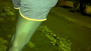 Amateur Brazilian Sexy Ass Latina Found On Street Convinced To Show Big Butt In Public Outdoor Flashing