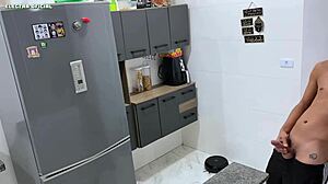 i hired this latina employee and she came in that short skirt to tease me, what a naughty ass delight!