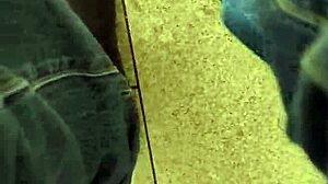 Naked Masturbation in Public Toilet