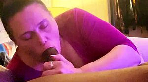 Curvy Milf Slut Deepthroats Big Black Cock For Mouthful