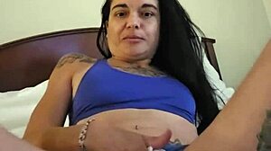 Can Petite Emyangel Resist Masturbating Alone?