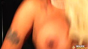 exotic busty blonde luscious kisses sucks and rides rome majors cock.