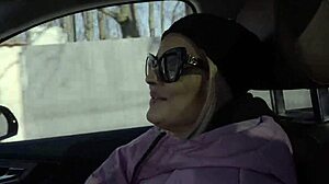 Blonde Milf Sucks Big Cock In Public While Driving Outdoor POV