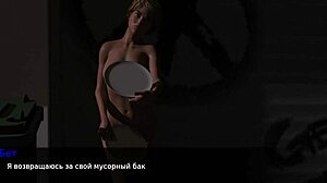 complete gameplay - beth the exhibitionist part 1 with asian teen flashing natural tits outdoors