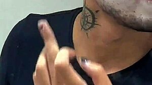 Joker In Bat Costume Gives Huge Handjob And Masturbates Solo