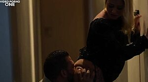 European Blonde Prepares Lingerie Surprise For Husband