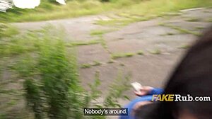 Public Pervert Offers Jogger Money for Flashing Pussy – She Accepts?