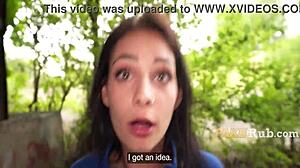 Public Pervert Offers Jogger Money for Flashing Pussy – She Accepts?