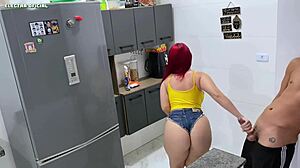 i hired this latina employee and she came in that short skirt to tease me, what a naughty ass delight!