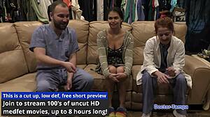 Dr Tampa Performs Angel Santana's First Gyno Exam