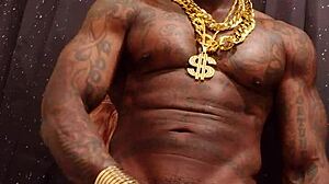 Hallelujah Johnson thee African king gets BBC worship from brunette