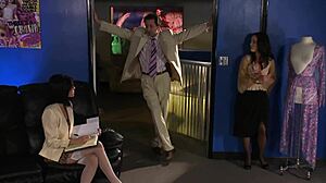 Melissa black and alexis may in shoes and lingerie