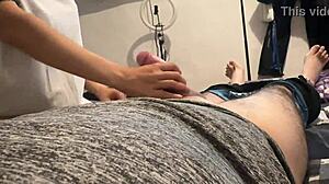 Petite girl begs stepfather for creampie in mouth