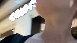 Teen masturbates wildly in the changing room!