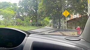 Primera Parte Colombiana Se Deja Follar Después de la Escuela en el Parqueadero de un Motel Corrida en la Cara Alexachris20