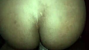 Pretty ebony amateur couple fucking doggystyle till i cum inside her pussy