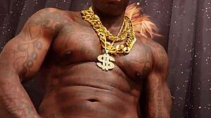 Hallelujah Johnson thee African king gets BBC worship from brunette