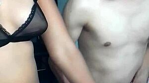 Fati Flashes on Webcam Before Girlfriend's Fuck