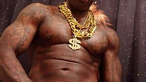 Hallelujah Johnson thee African king gets BBC worship from brunette