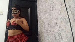 Latina Teen Fingers Open Pussy