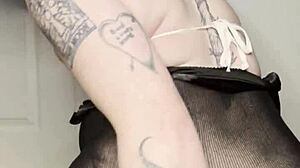 Big Trans Ass Bounces on Dick in Ftm Crossdressing Fetish