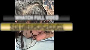 She pays me with a sloppy cock suck after I take her home