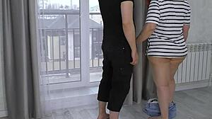 Mature MILF takes cock in anal.