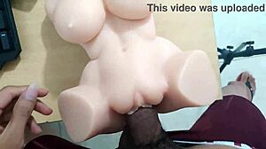 Pov of my bodybuilder roleplay with a sex doll.