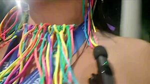 No Dick at Carnival Exhibition in the Car