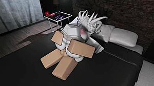 Breeding demon slut says, Suck my big tits while I ride your cock!