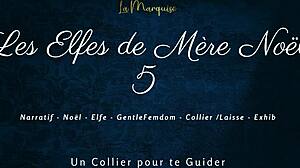 les elfes de mère noël 5 - french dirty talk femdom leash