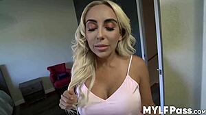 big tits blonde milf pounded pov after deepthroating stepson