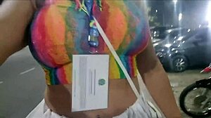 No Dick at Carnival Exhibition in the Car