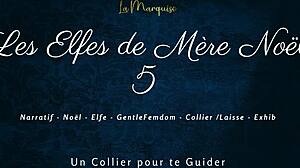 les elfes de mère noël 5 - french dirty talk femdom leash