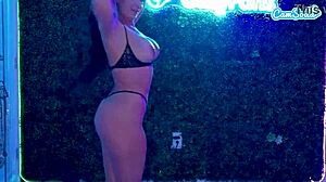 milf rides huge dildo to orgasm