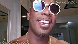 latina amateur orgasms from anal fuck with black bodybuilder!