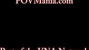 Tara and Vienna kiss after intense cumshot on faces and asses