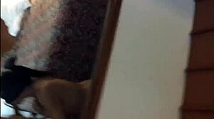 Blindfolded Old Neighbor Gets Bound for Sex with Condom